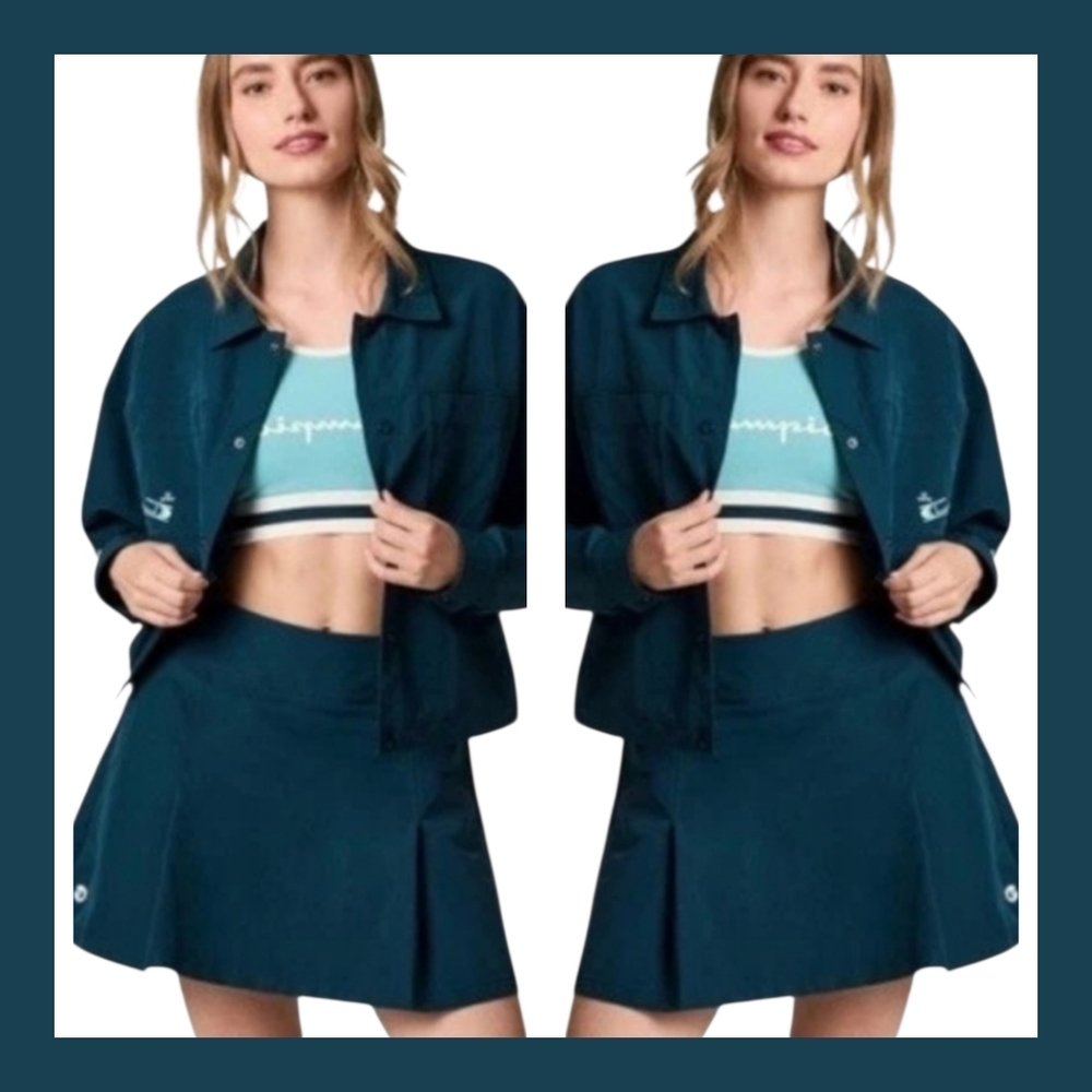 Target Champion Women's Snap Front Top Jacket & Skirt Set